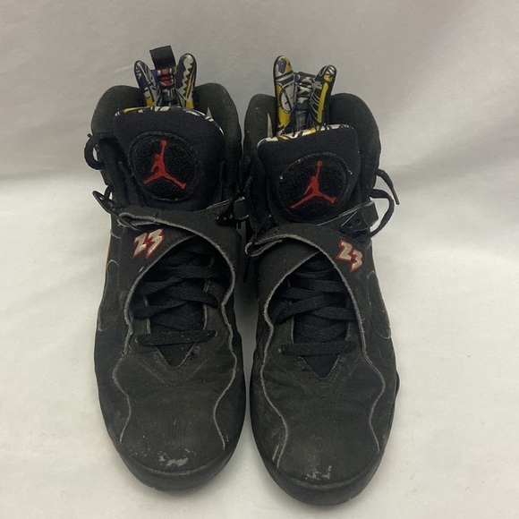 Nike Air Jordan Retro Playoff 8 Black Red Size 10 2007 Release - Picture 2 of 13